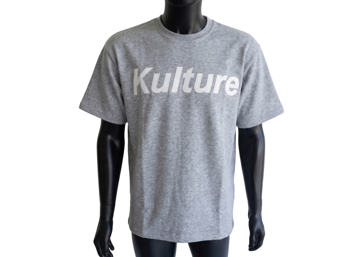 Private Kulture light Grey Essential T Shirt