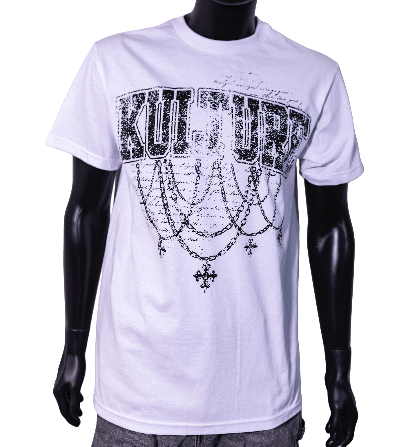 Private Kulture Cross T-Shirt(white)