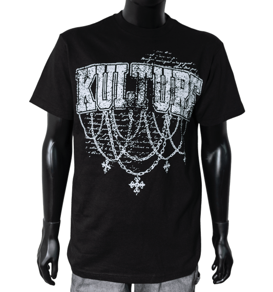 Private Kulture Cross T-Shirt (Black)